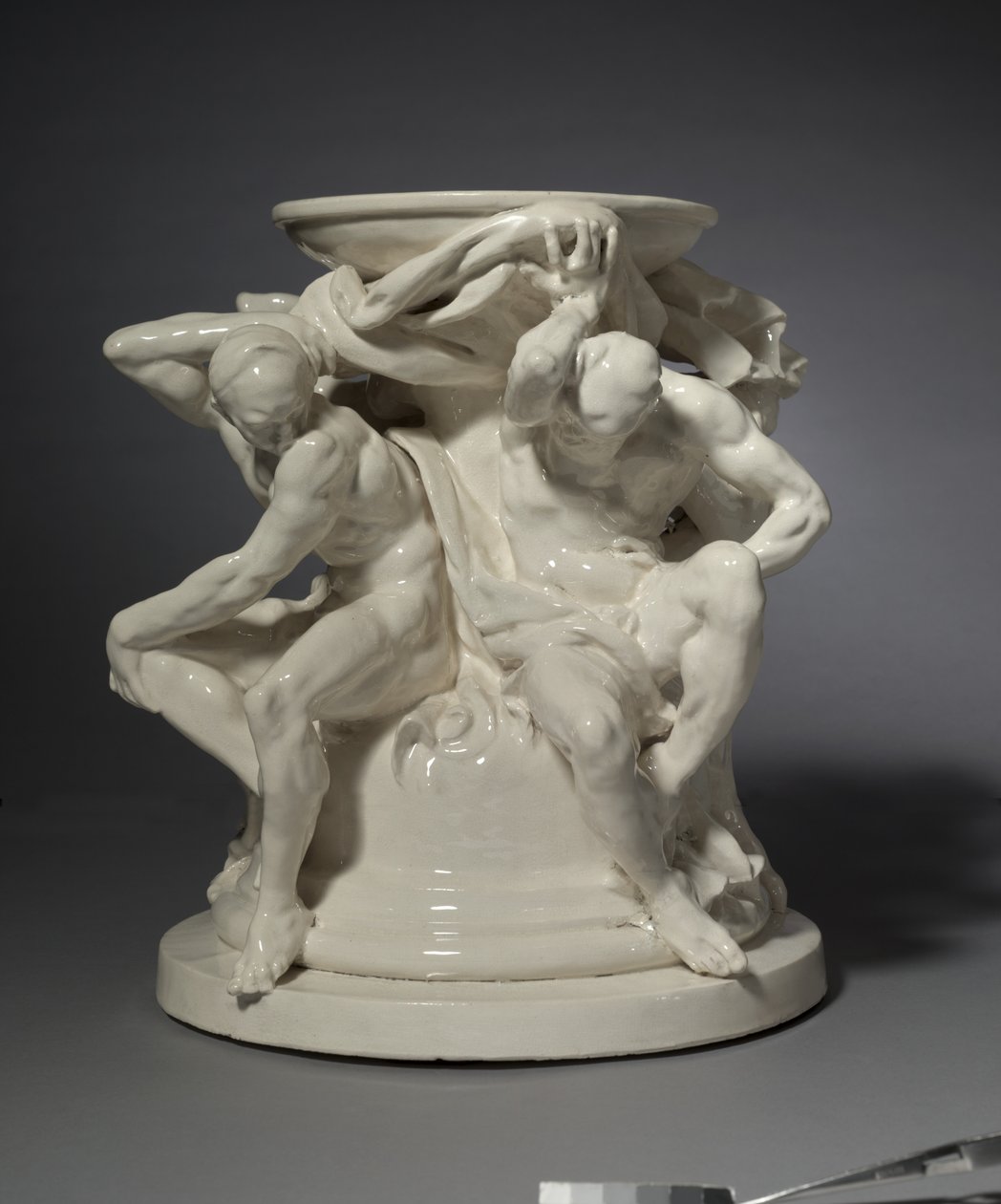 Titans, Support for a Vase, designad av Albert-Ernest Carrier-Belleuse av Auguste Rodin