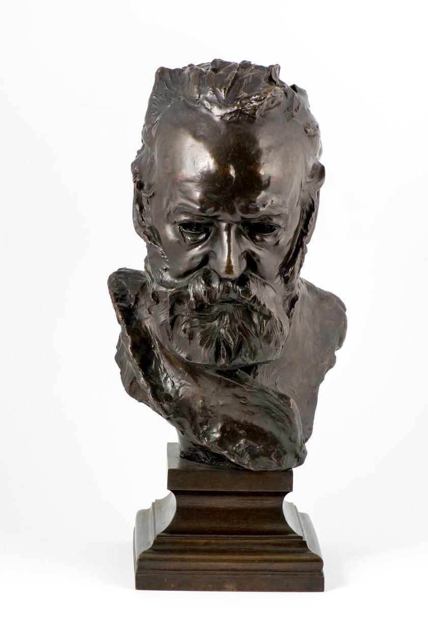 Victor Hugo (bronsgjuten efter originalet från 1886) (brons) av Auguste Rodin