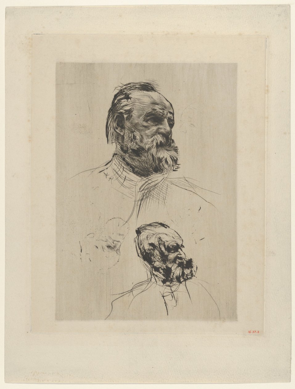 Victor Hugo trekvartsvy, 1885. av Auguste Rodin