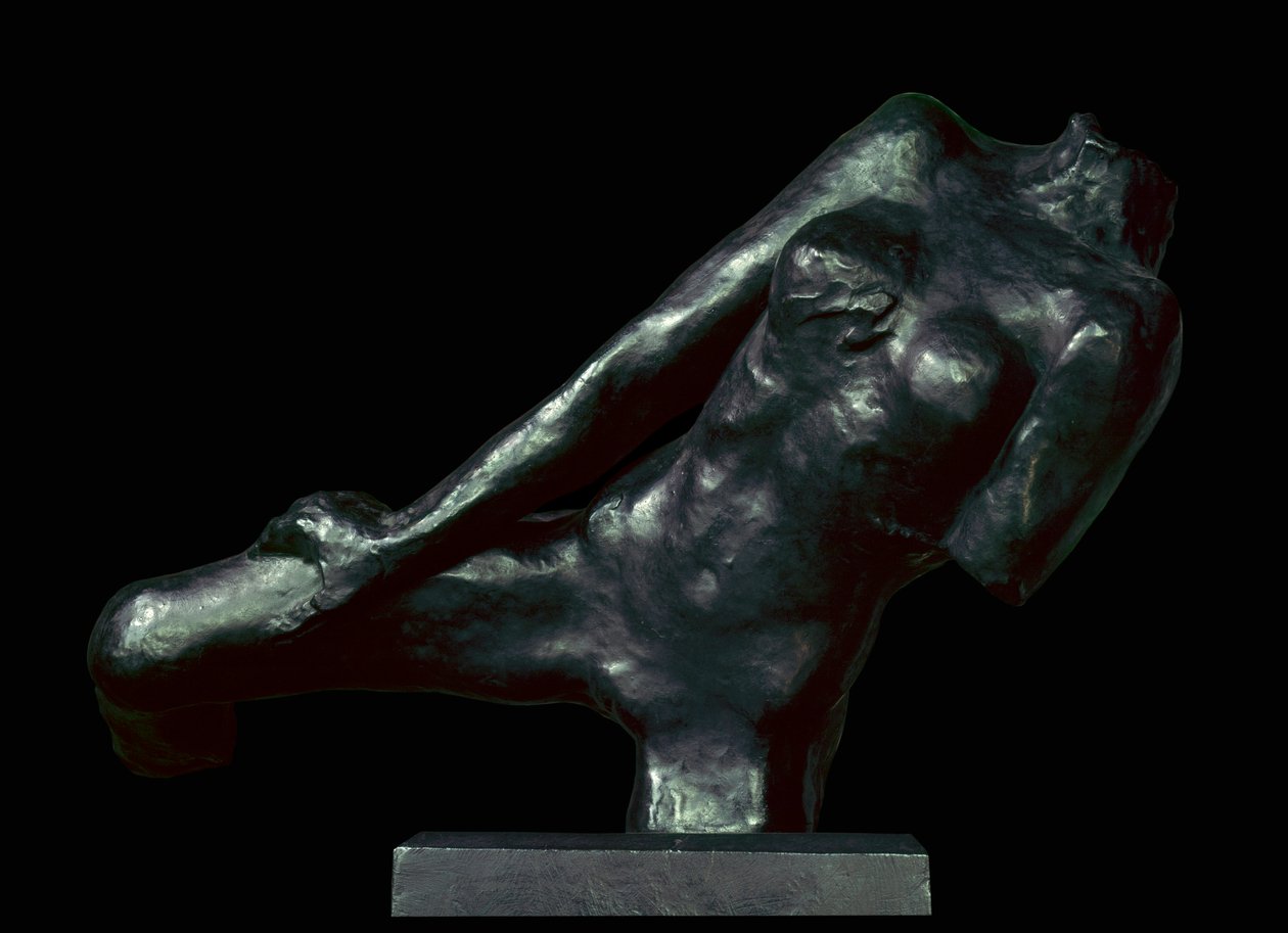 Kvinnans överkropp Bronsskulptur av Auguste Rodin (1840-1917) Paris, Musee Rodin av Auguste Rodin