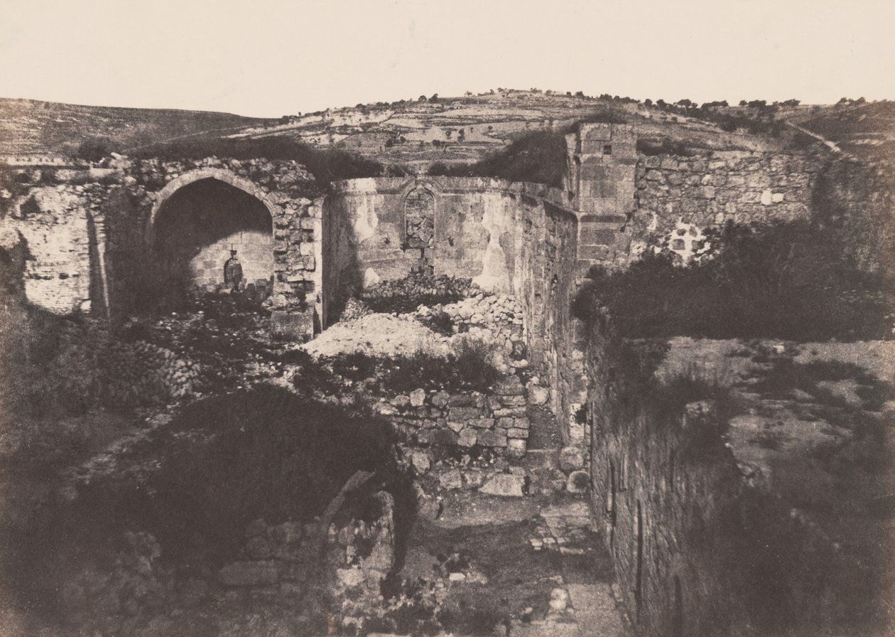 Jérusalem: Église de Sainte Marie Madeleine (Jerusalem: S:ta Maria Magdalena-kyrkan),1854 (foto) av Auguste Salzmann