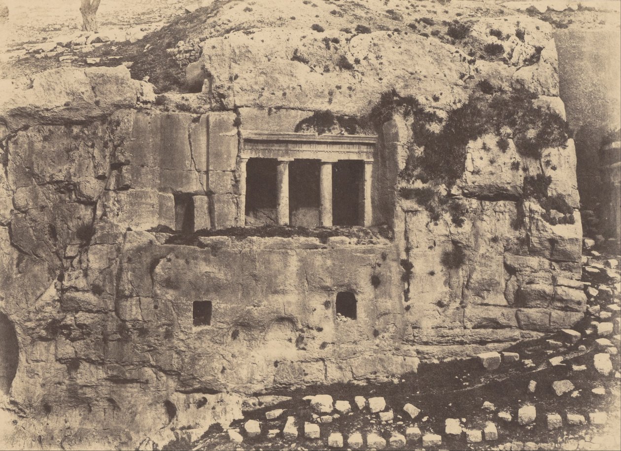 Jerusalem. Josafats dal. Sankt Jakobs grav av Auguste Salzmann