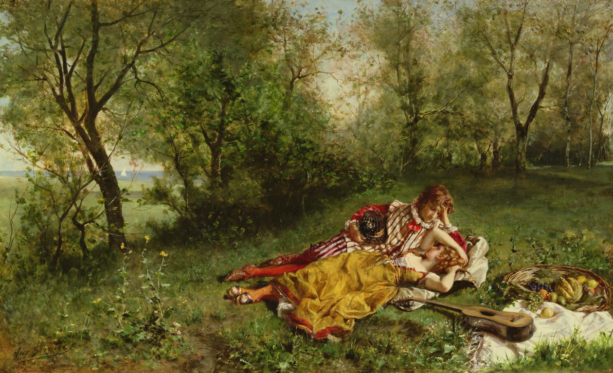 Picknicken av Auguste Serrure