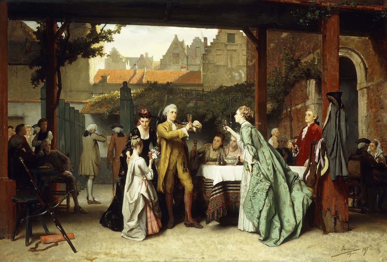 Rosta vinnaren, 1870 av Auguste Serrure