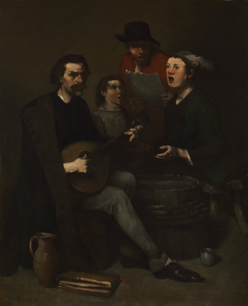 Sångare av Auguste Theodule Ribot