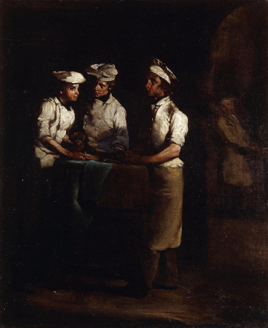 De tre kockarna; De tre kockarna, av Auguste Theodule Ribot