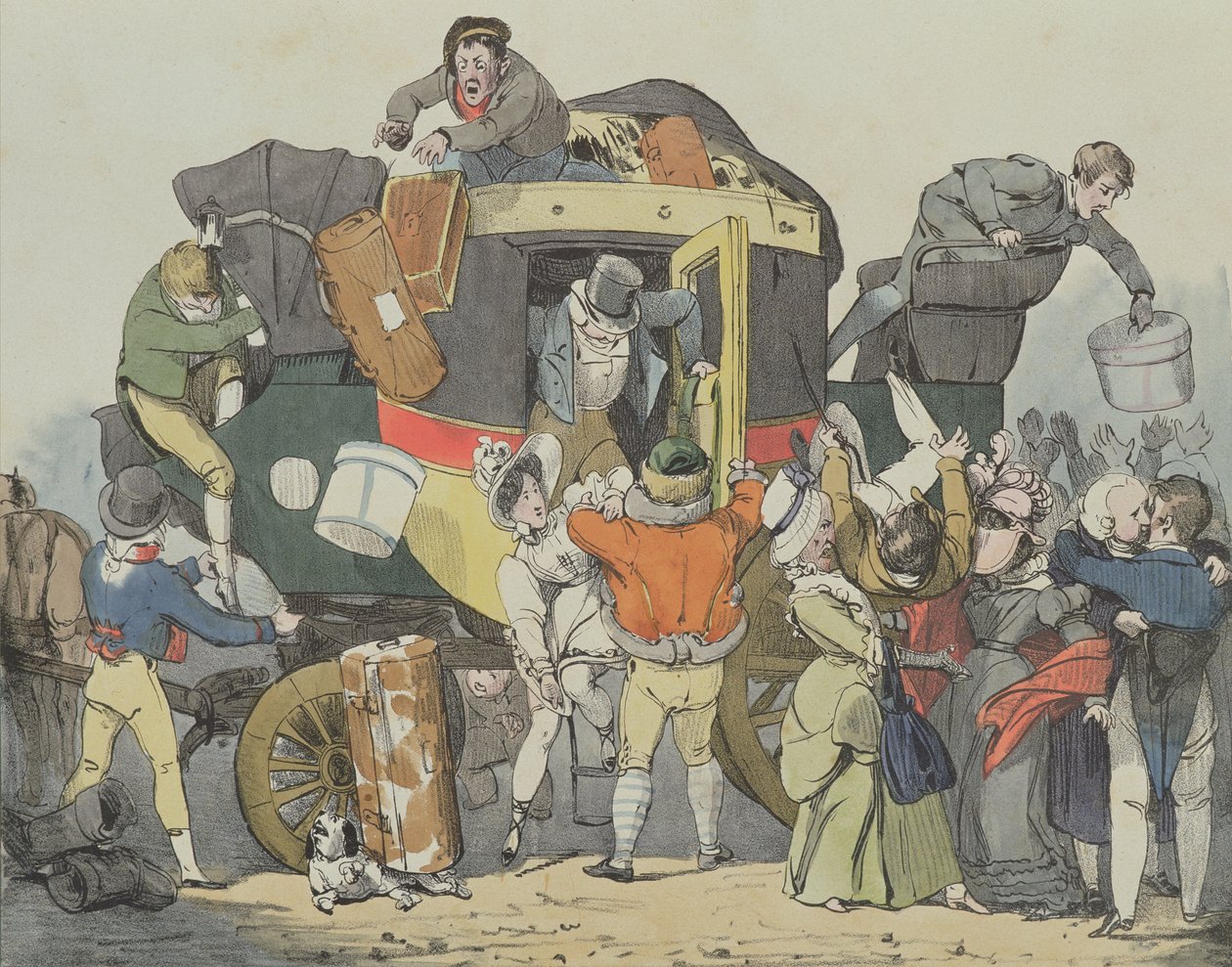 Olägenheten, 1826 av Auguste Xavier Leprince