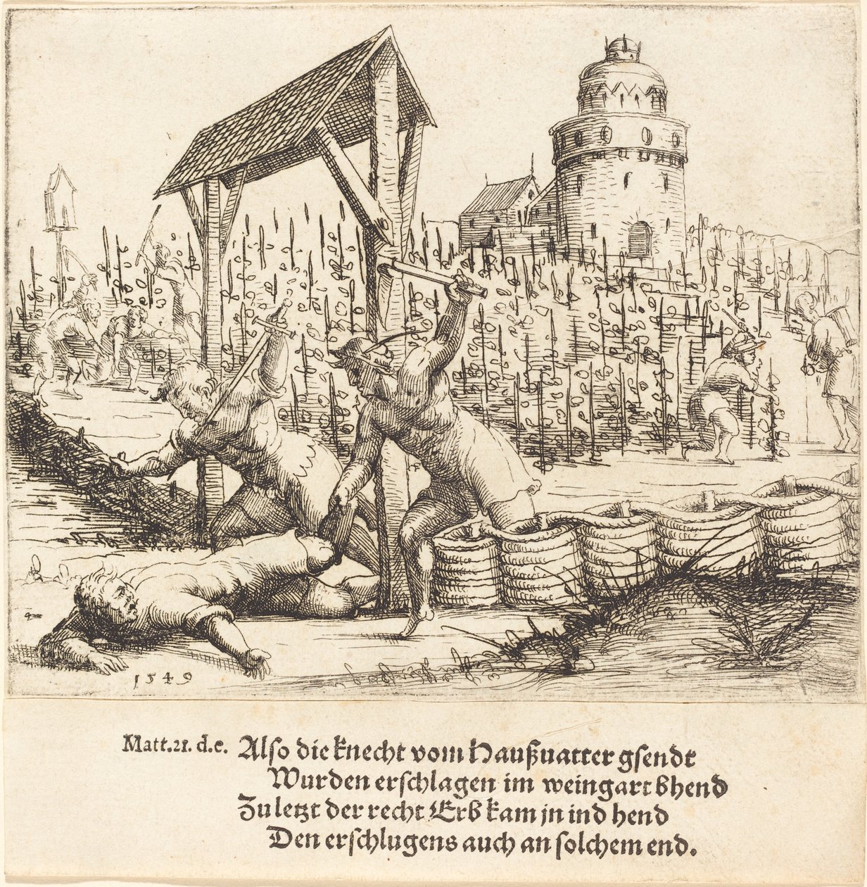 Liknelsen om de onda männen av Augustin Hirschvogel