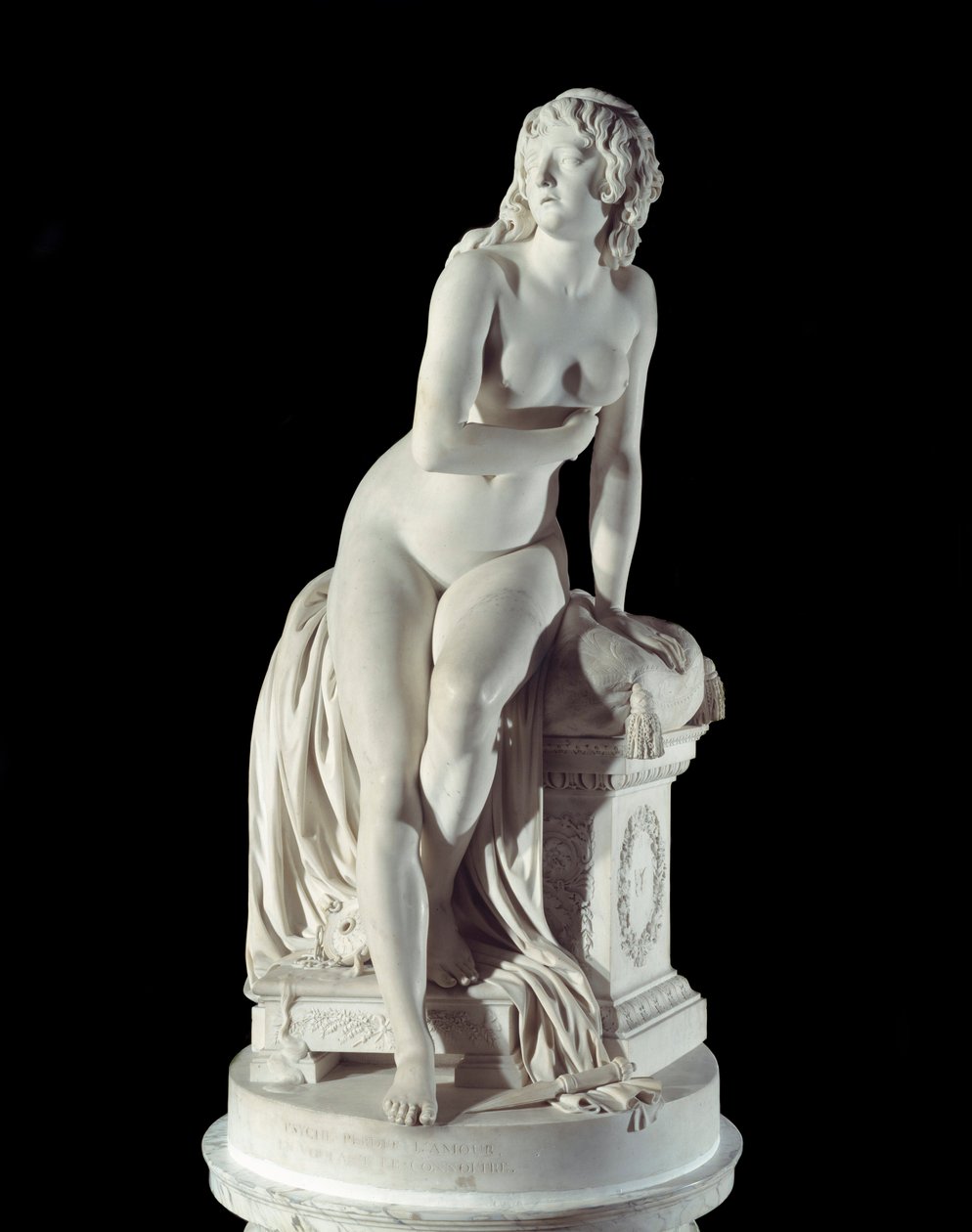 Övergiven Psyche-skulptur av Augustin Pajou (1730-1809) 1791 Paris, Louvren av Augustin Pajou