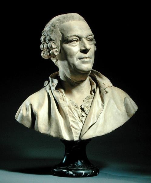 Byst av Marshall de Sainscy av Augustin Pajou
