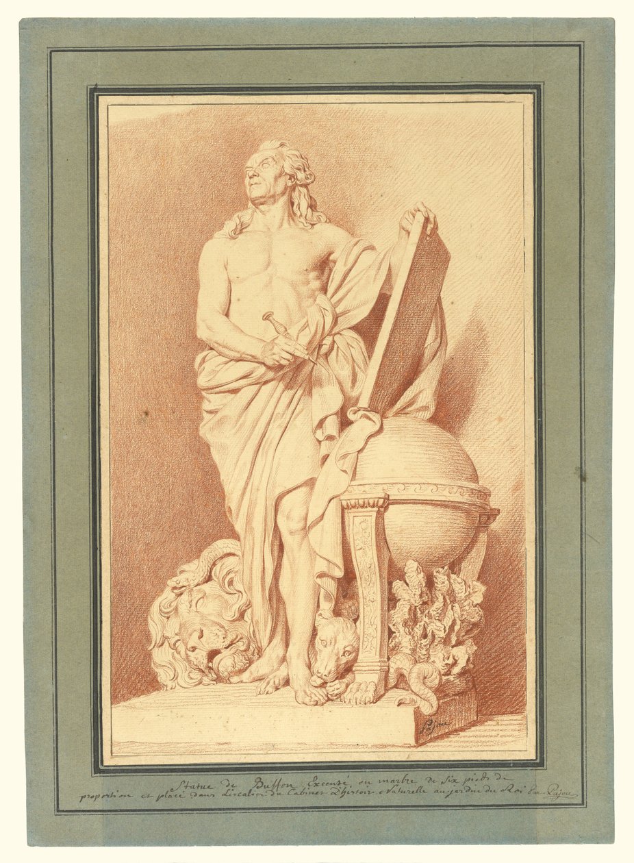 Monument till Buffon av Augustin Pajou