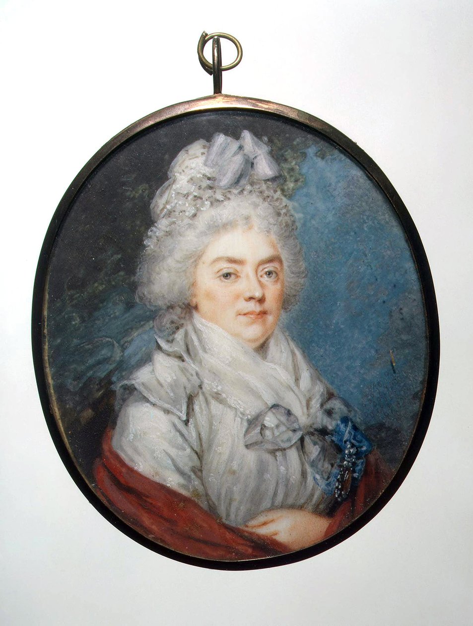 Porträtt av prinsessan Daria Petrovna Saltykova (1739-1802), hennes Chernysheva av Augustin Ritt