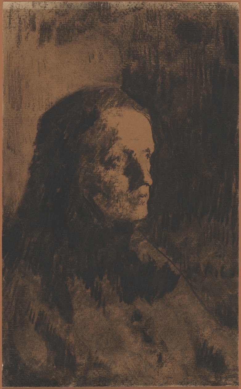 Chef för en gammal kvinna av Augustin Théodule Ribot
