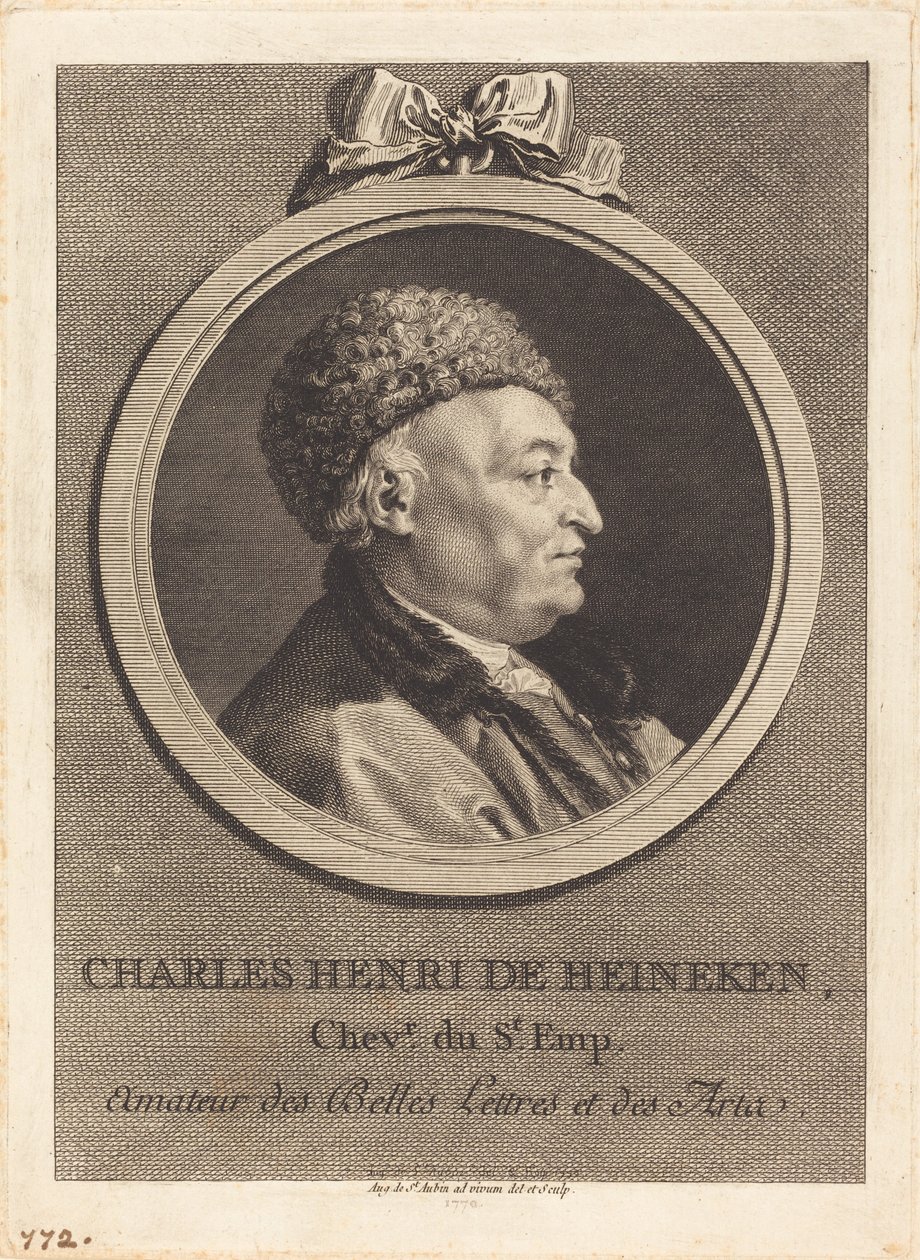 Charles Henri de Heineken av Augustin de Saint-Aubin