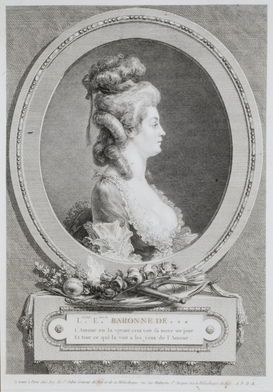 Louise Emilie: baronessa d’Andlau av Augustin de Saint-Aubin