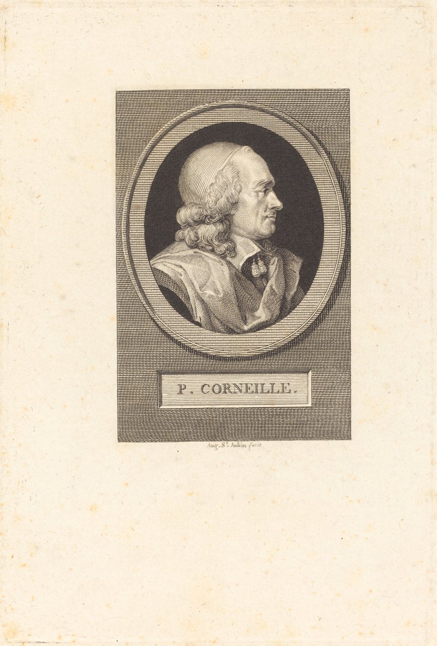 Pierre Corneille av Augustin de Saint-Aubin