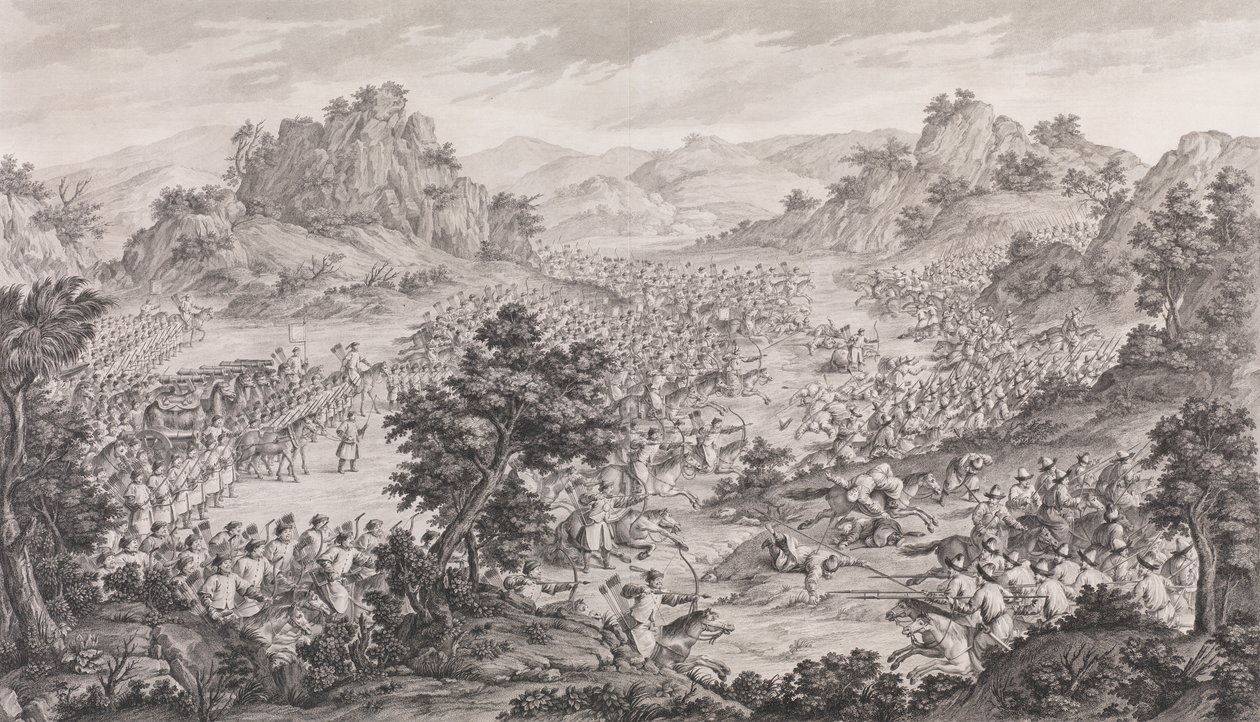 Qurmans stora seger, 1770. av Augustin de Saint Aubin