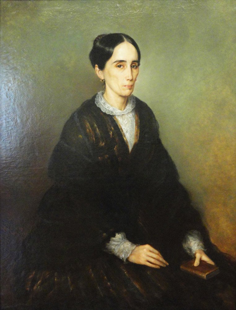 Portrait of Antonia Alves de Carvalho av Augusto Muller