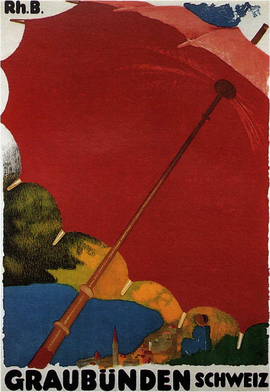 Grisons, Schweiz, 1918 av Augusto Giacometti