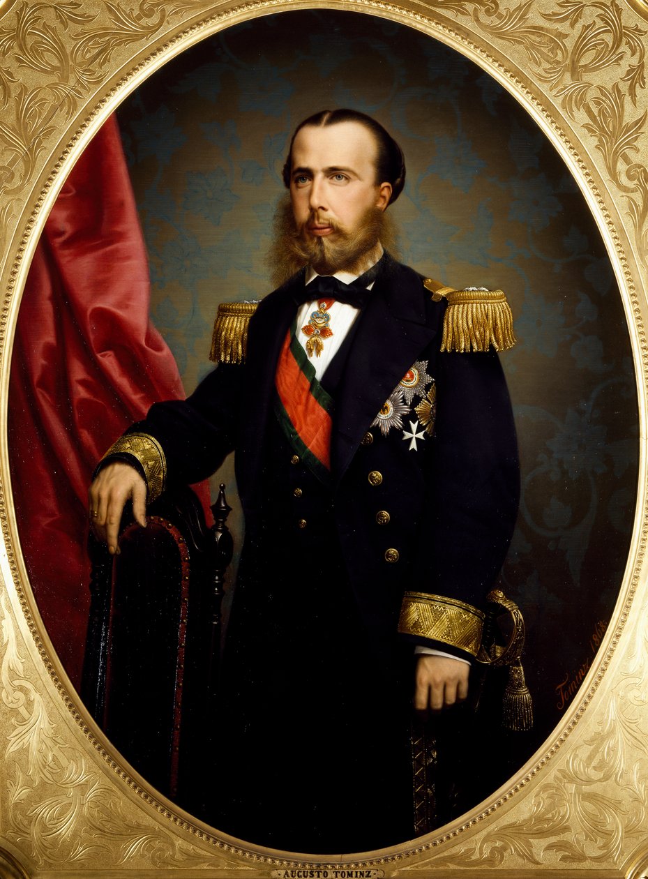 Porträtt av Ferdinand Maximilian av Österrike (Wien av Augusto Tominz