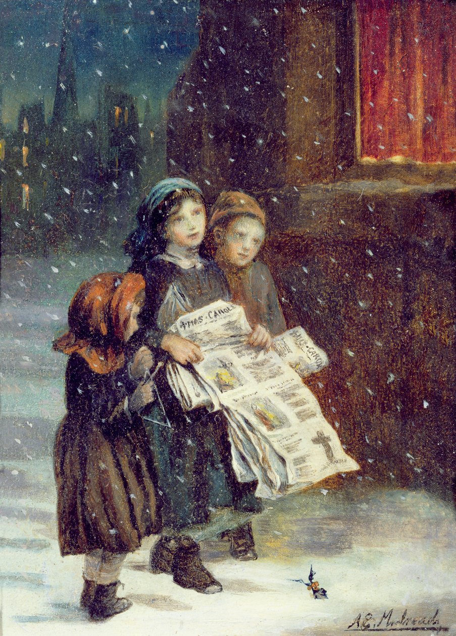Julsånger till salu av Augustus Edward Mulready