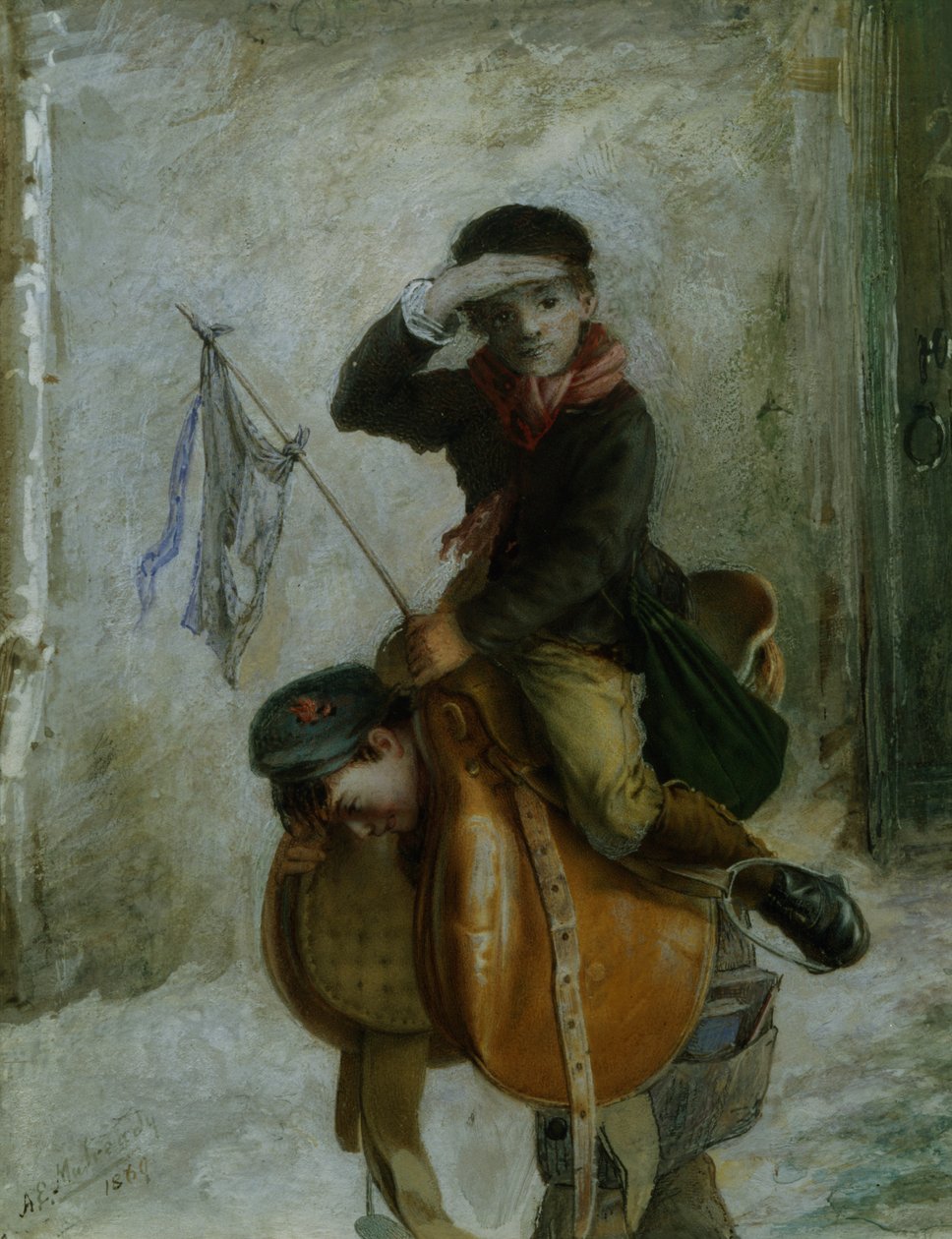 Den unge kavallerist av Augustus Edward Mulready