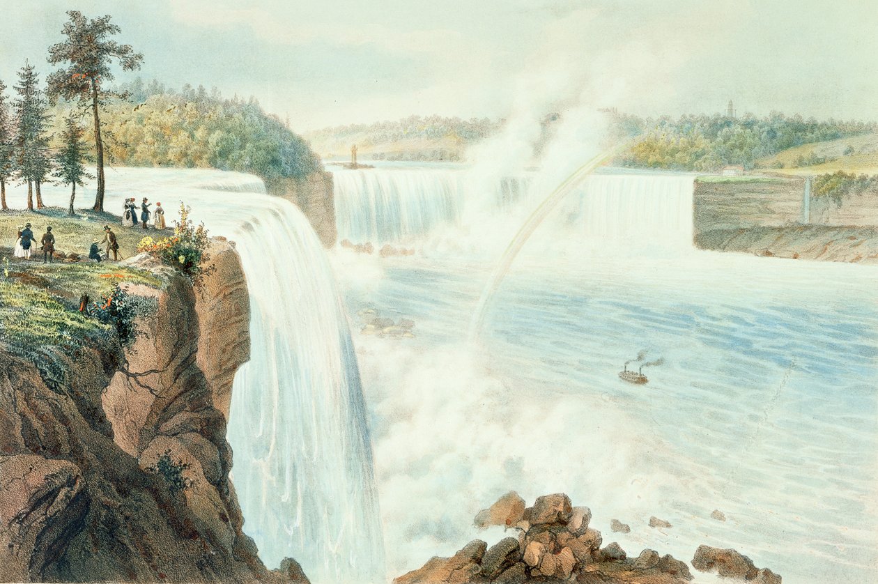 Na tafe mai le afu o Niagara av Augustus Kollner