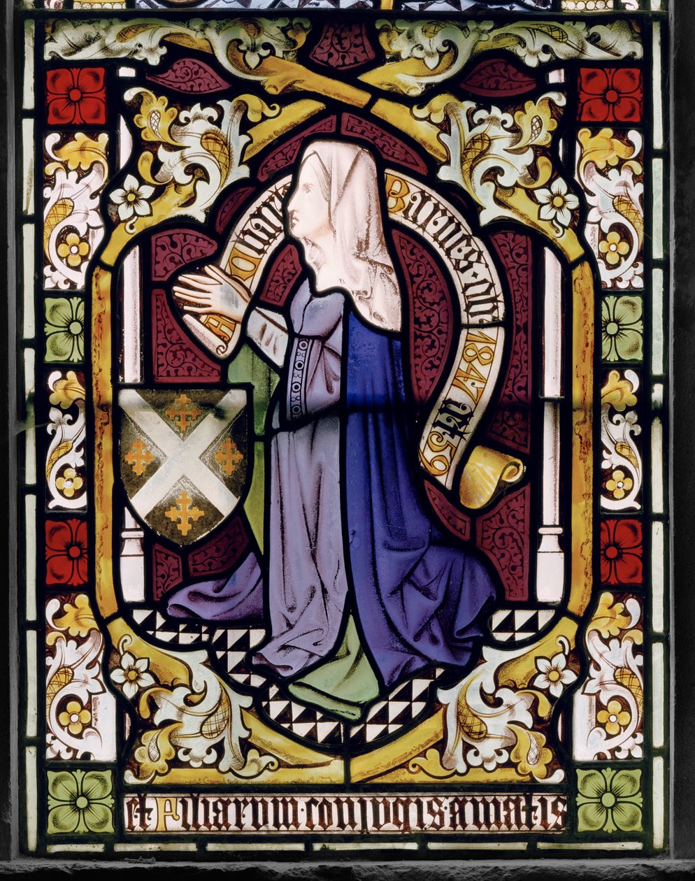 Augusta Charlotte, Ralph Barnes fru, 1850 av Augustus Welby Northmore Pugin