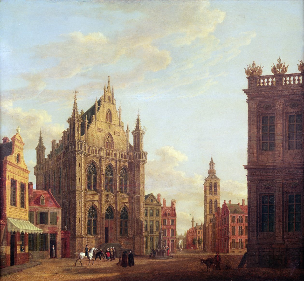 Brygge, 1824 av Augustus Wynantsz