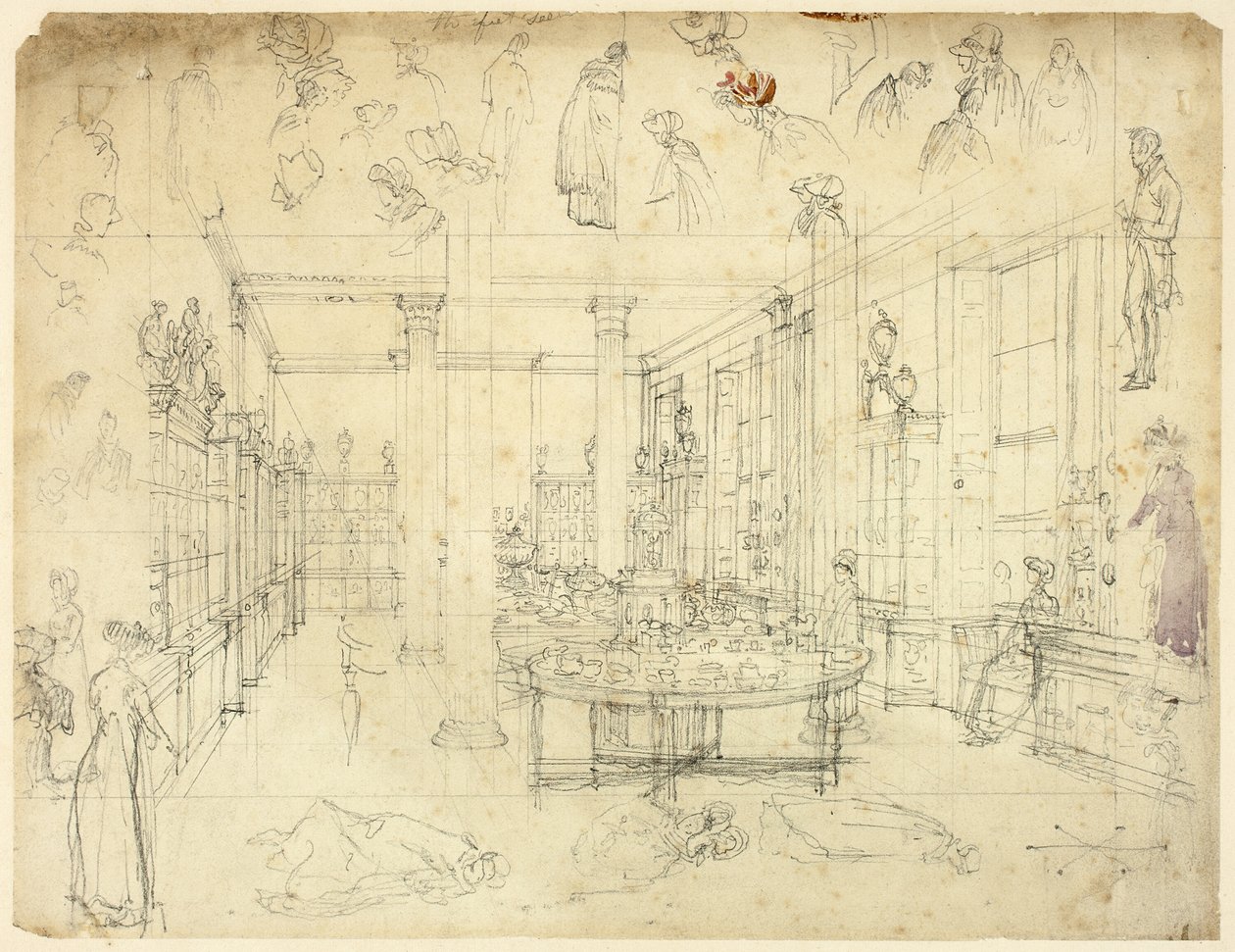 Studie till Wedgwood and Byerly, York Street, St James
