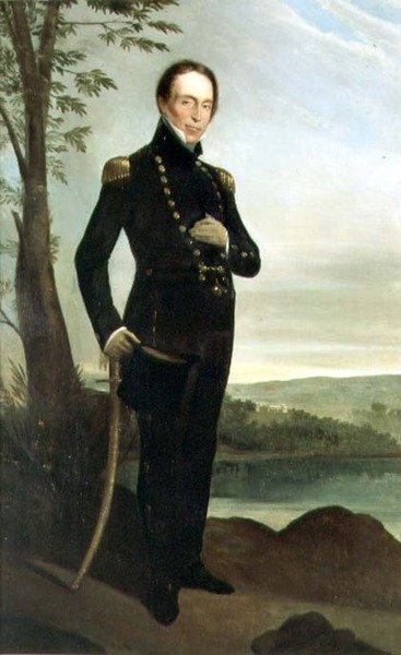 Porträtt av kapten John Piper (1773-1851), ca 1826 av Augustus Earle
