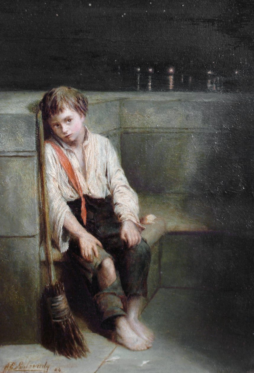En London Jo - slutet på dagen av Augustus Edwin Mulready
