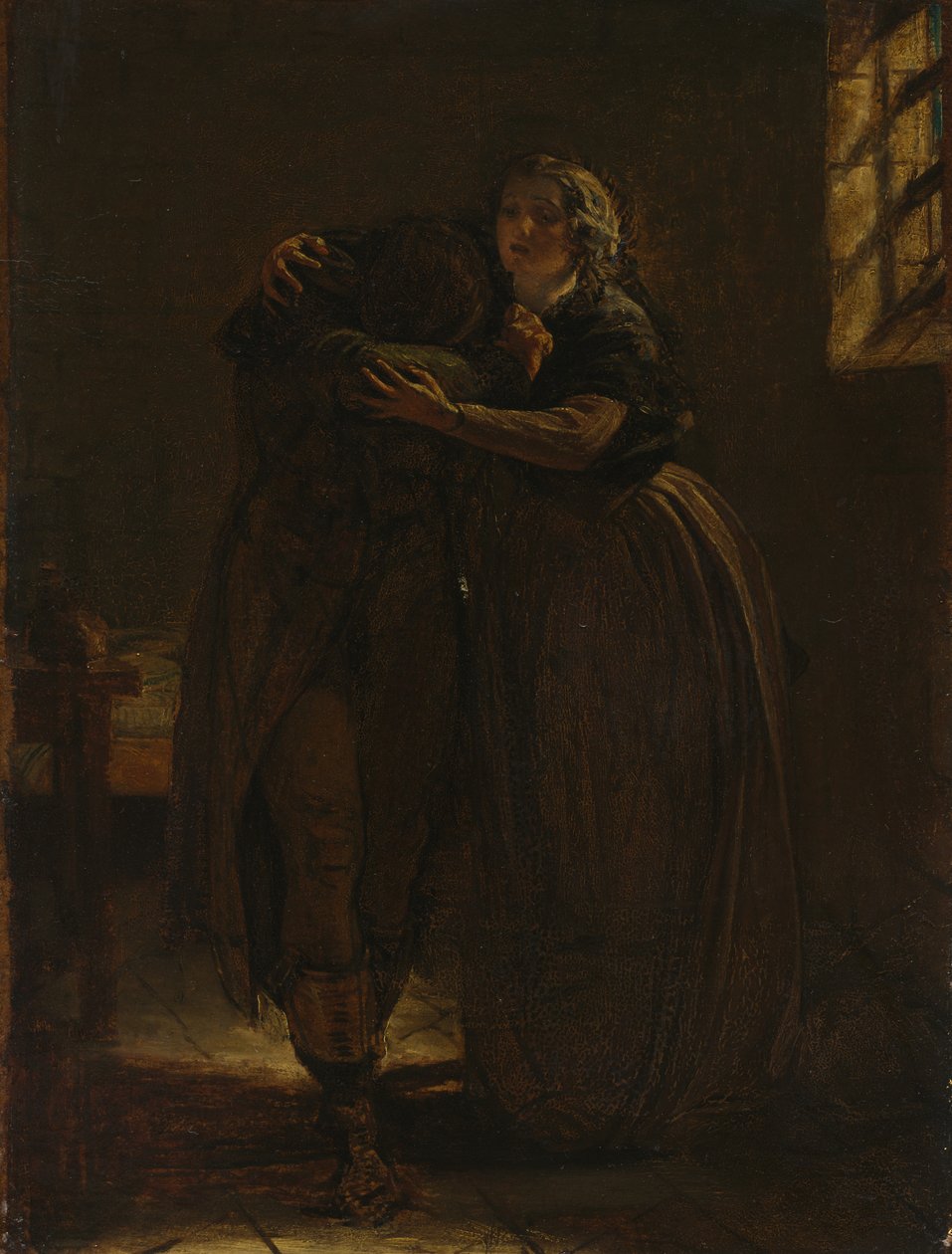 Studera för "Kom vila i denna famn min egen kära" av Augustus Leopold Egg