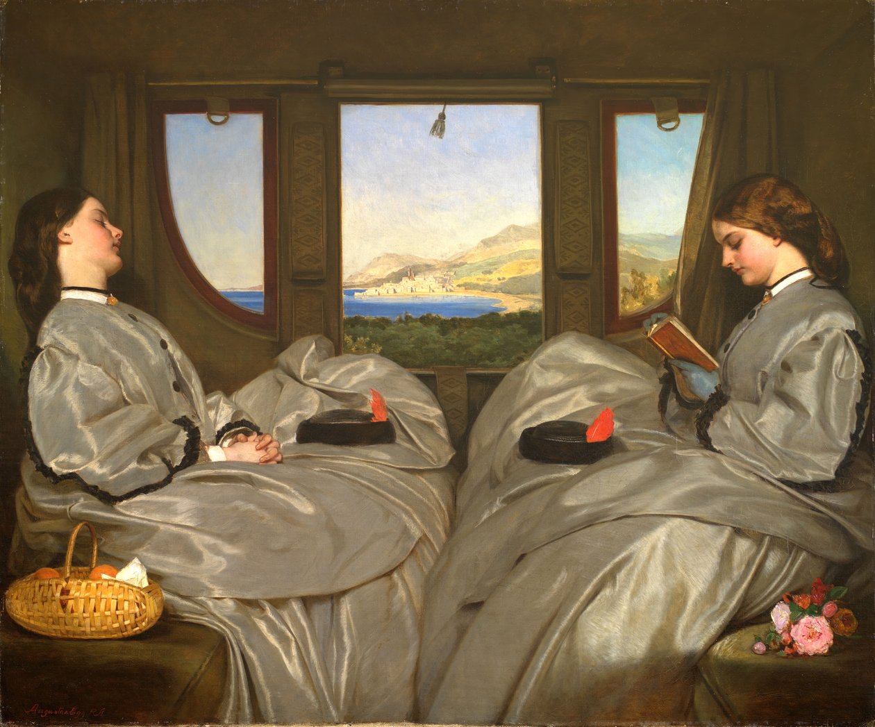 De resesällskap, 1862. av Augustus Leopold Egg