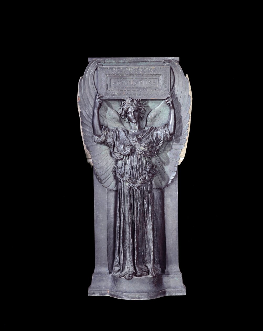 Kärlek, kärlek, kärlek Högrelief i brons av Augustus Saint Gaudens (Saint-Gaudens) (1848-1907) av Augustus Saint Gaudens