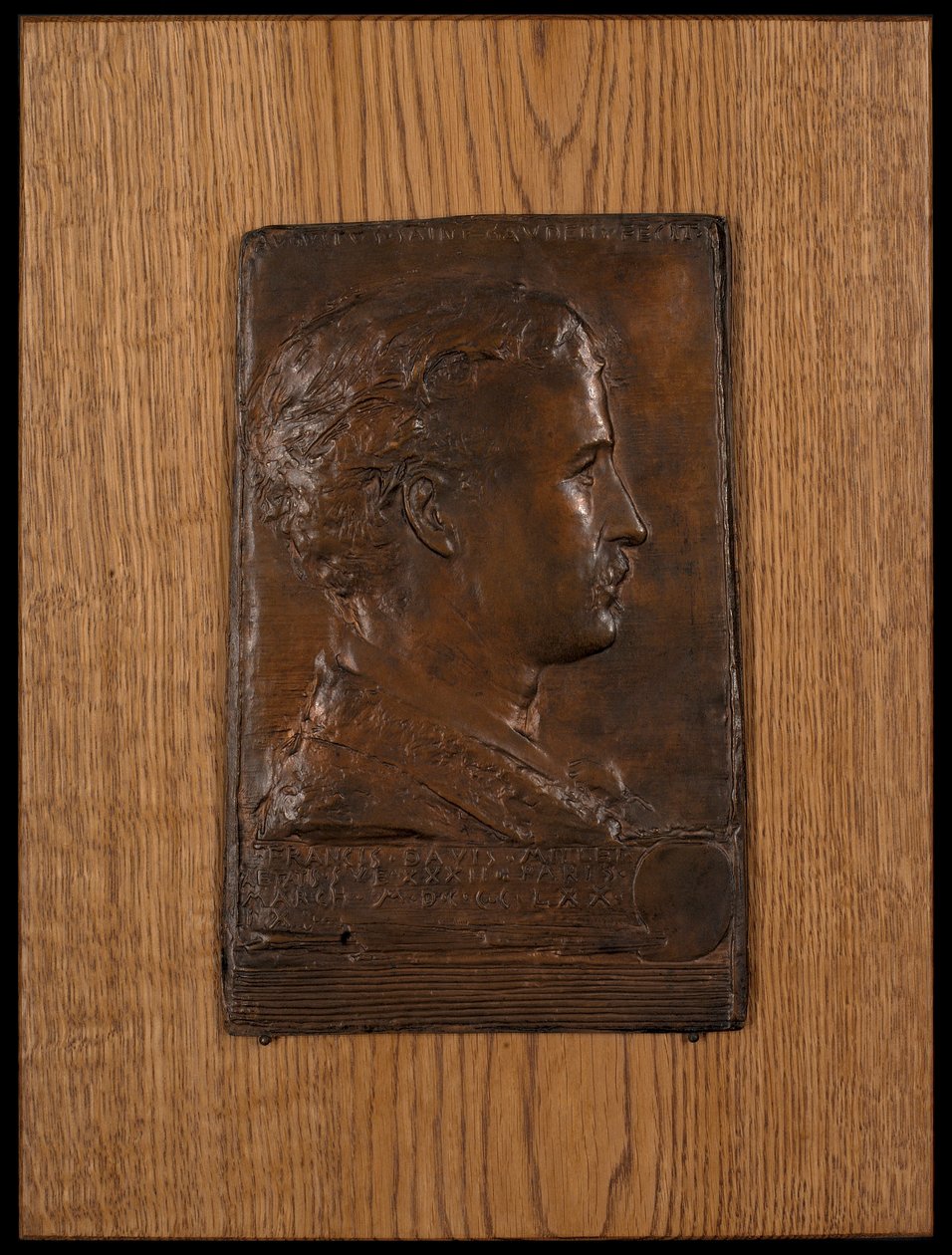 Francis Davis Millet av Augustus Saint Gaudens