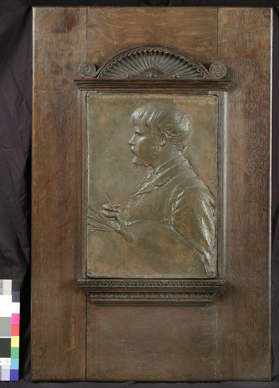 Jules Bastien-Lepage (1848-84) 1880 (brons) av Augustus Saint Gaudens