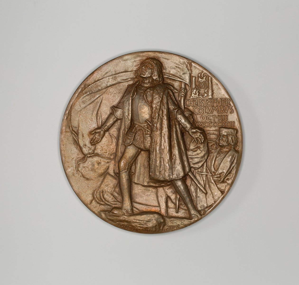 Minnesmedalj från världsutställningen i Columbia av Augustus Saint Gaudens