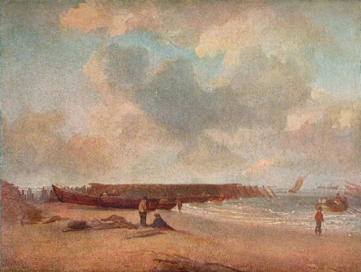 Vid havets kust, c1811 1904 av Augustus Wall Callcott