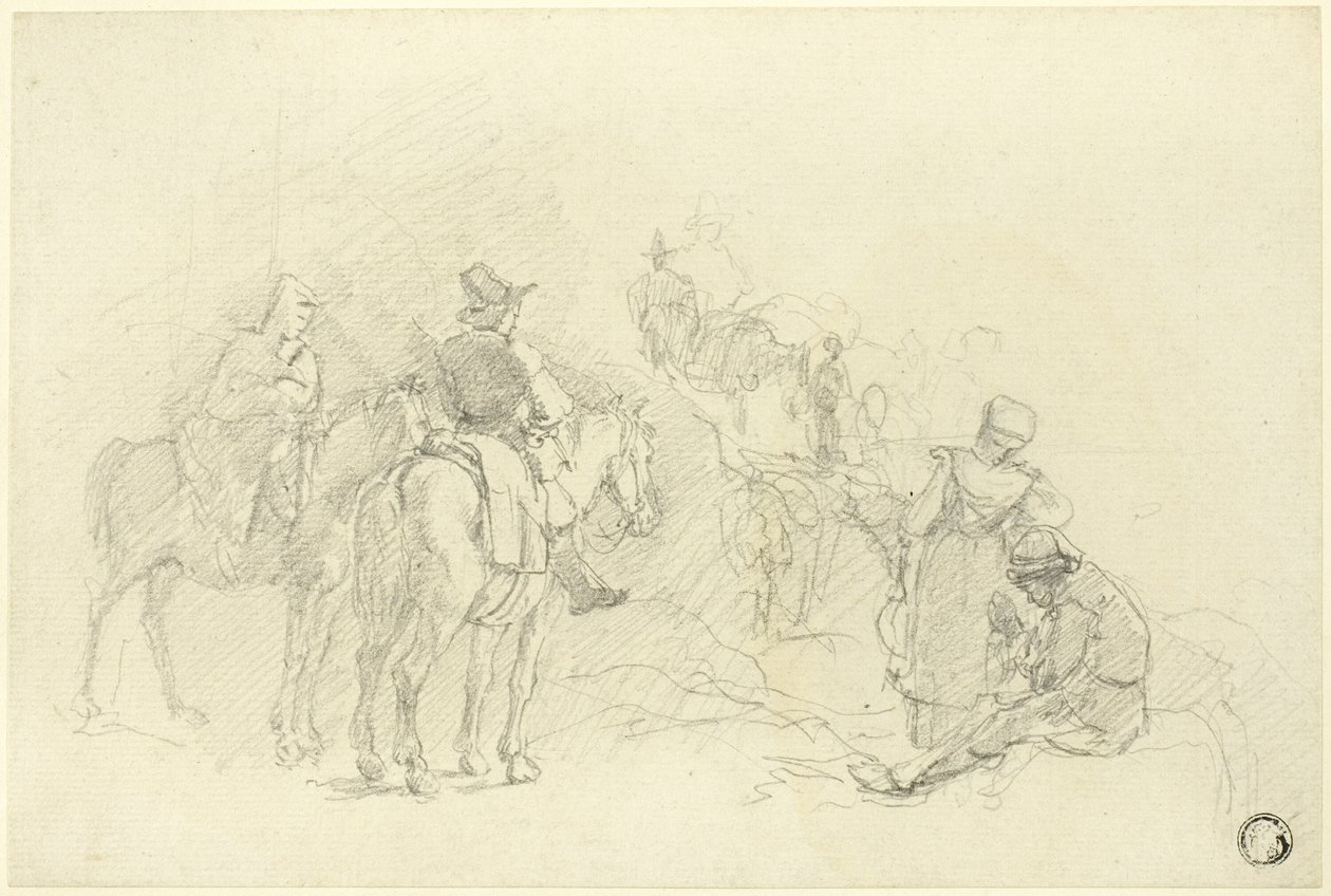 Vilande resenärer av Augustus Wall Callcott