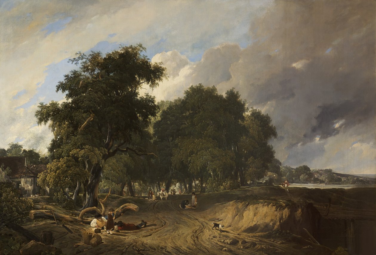 Return from the Market  av Augustus Wall Callcott