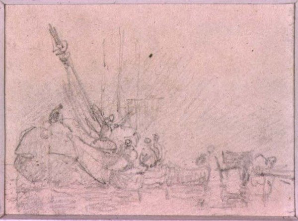 Studier av komposition (teckning) av Augustus Wall Callcott