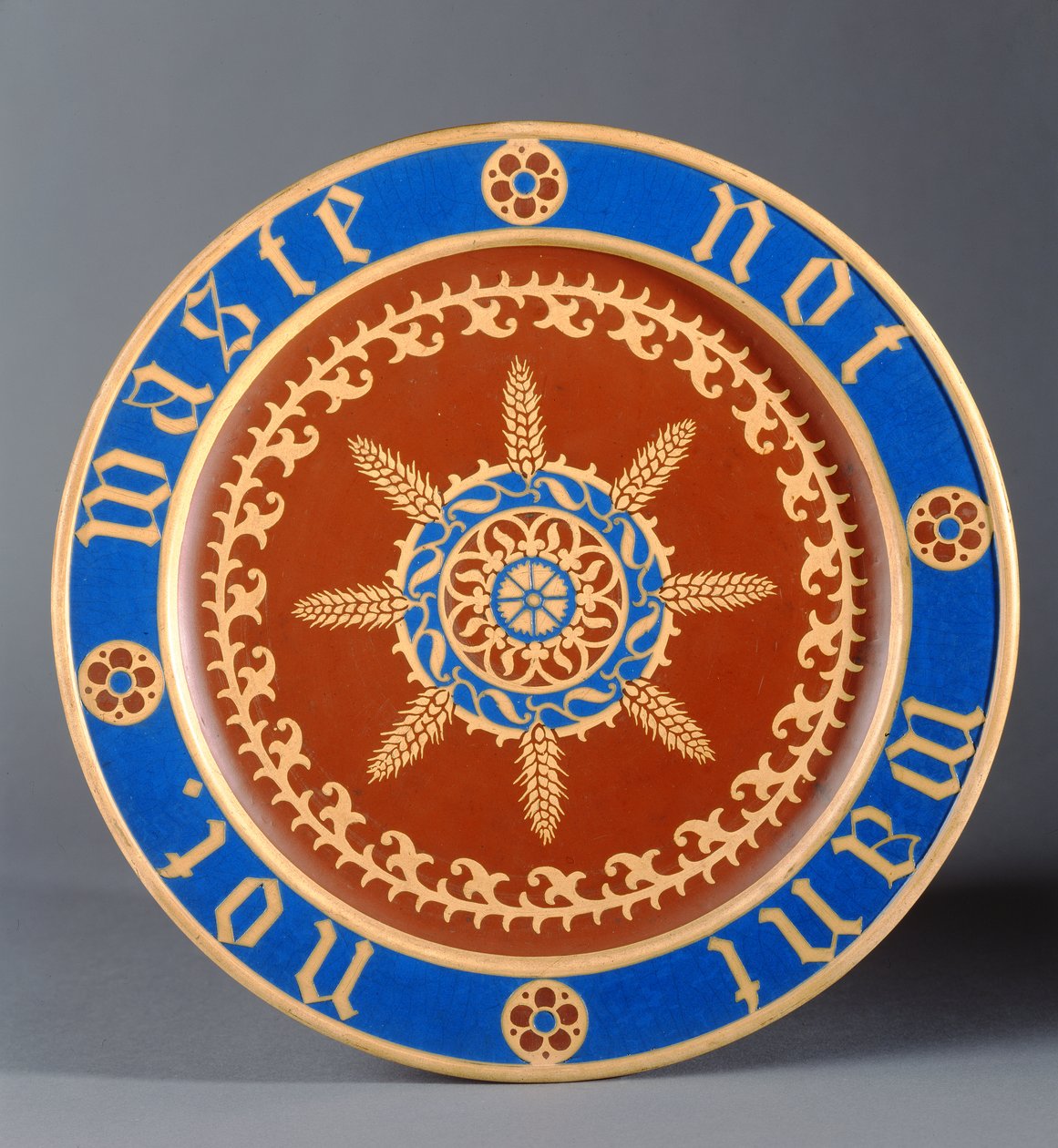 Brödtallrik, tillverkad av Minton and Company, ca 1849 (keramik) av Augustus Welby Northmore Pugin