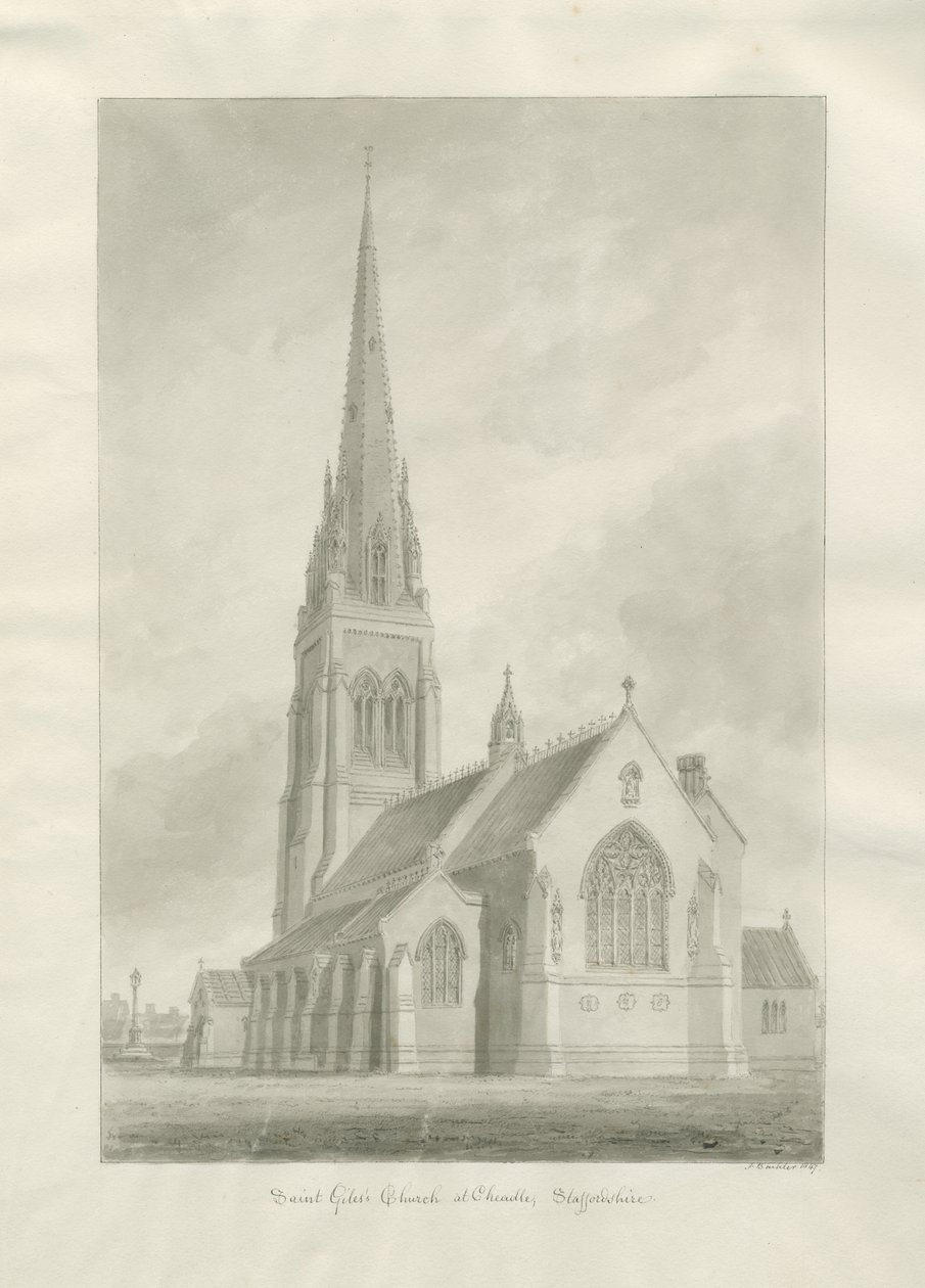 Cheadle - romersk-katolska kyrkan (St Giles