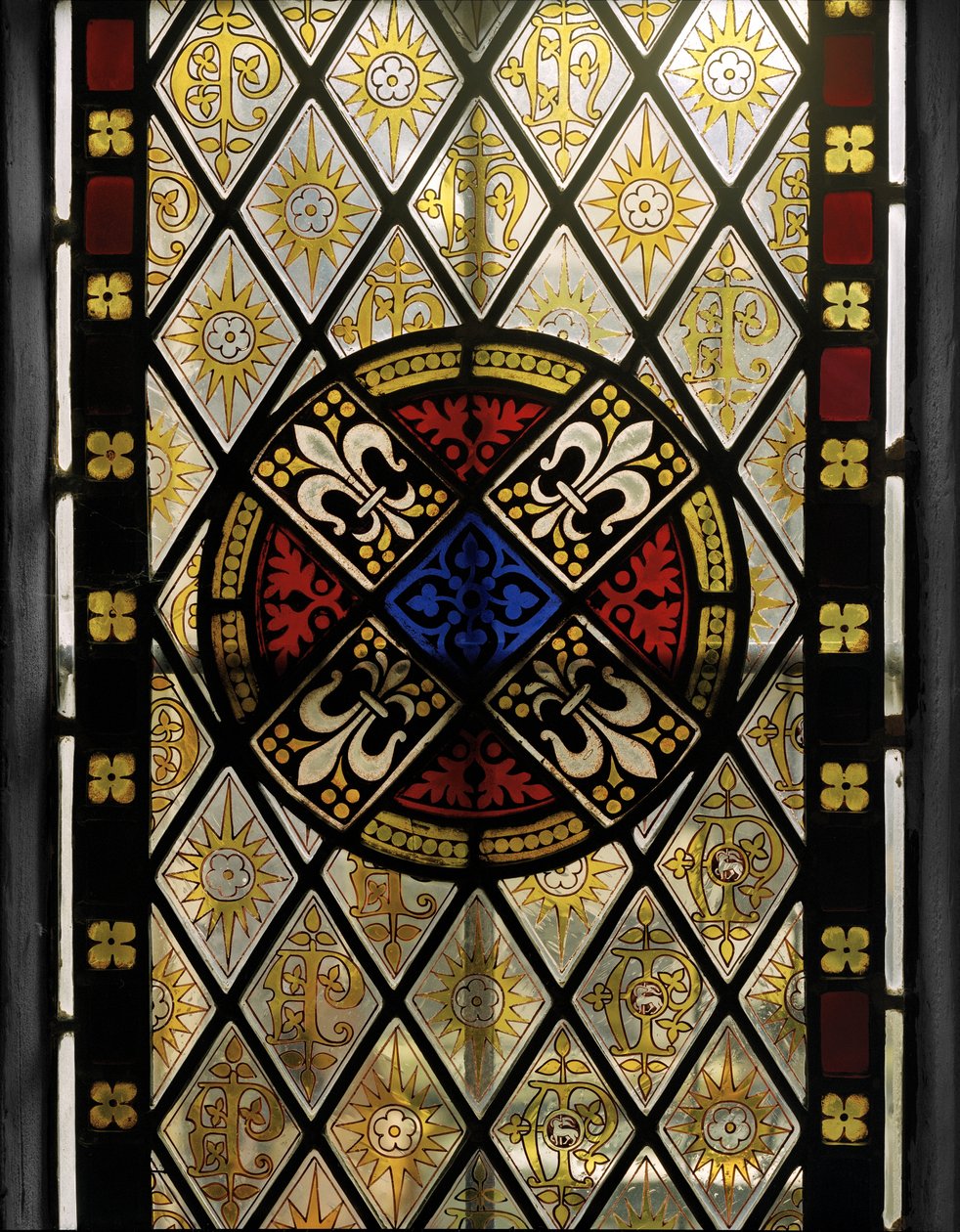 Klosterfönster, detalj, 1846 (målat glas) av Augustus Welby Northmore Pugin