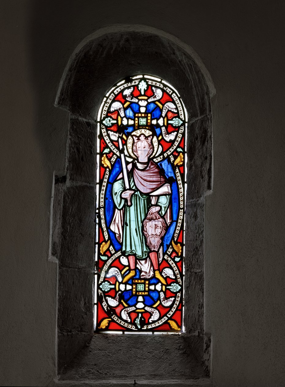 David med huvudet av Goliat, 1849 (målat glas) av Augustus Welby Northmore Pugin