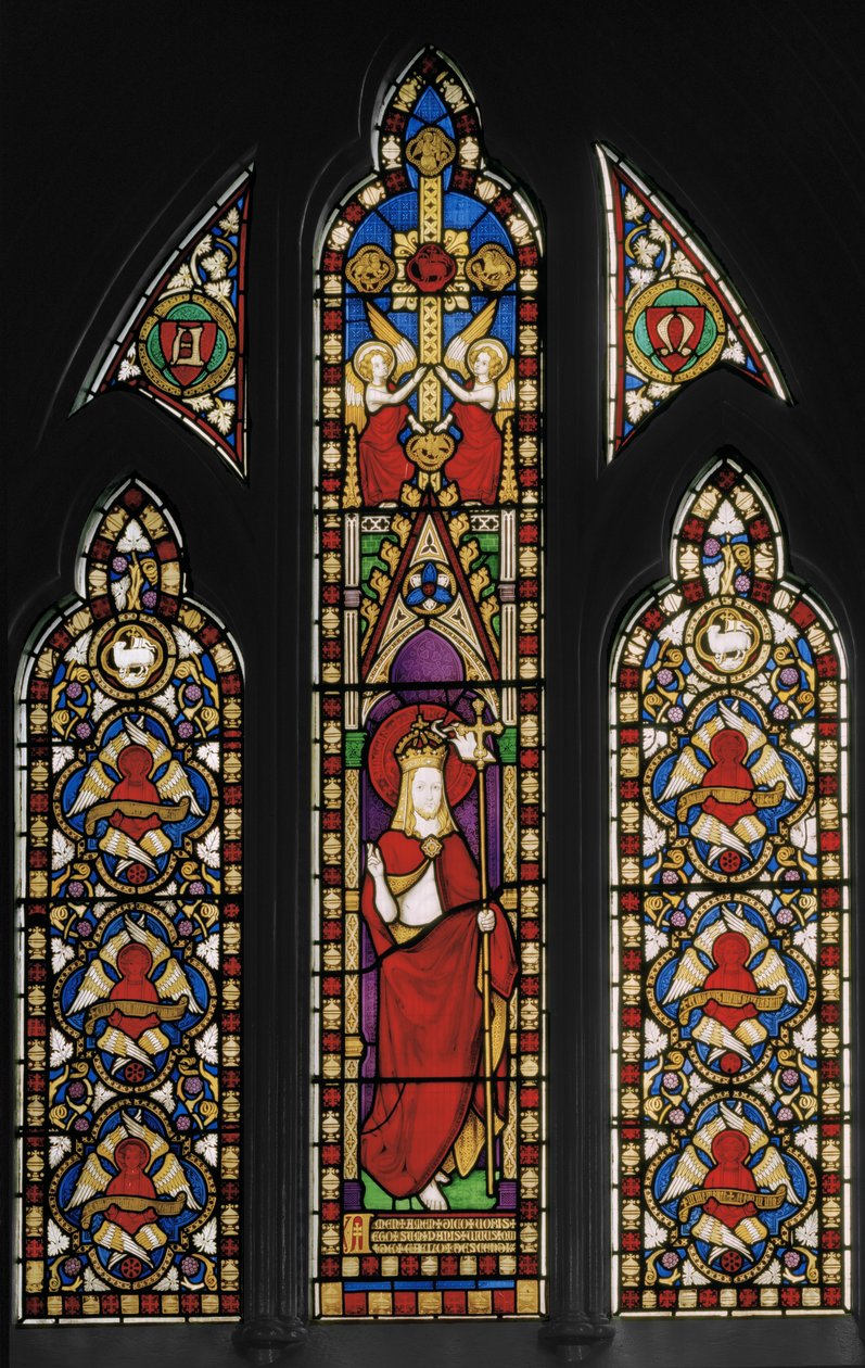 East Window, Blessed Sacrament Chapel, ca 1845 (målat glas) av Augustus Welby Northmore Pugin