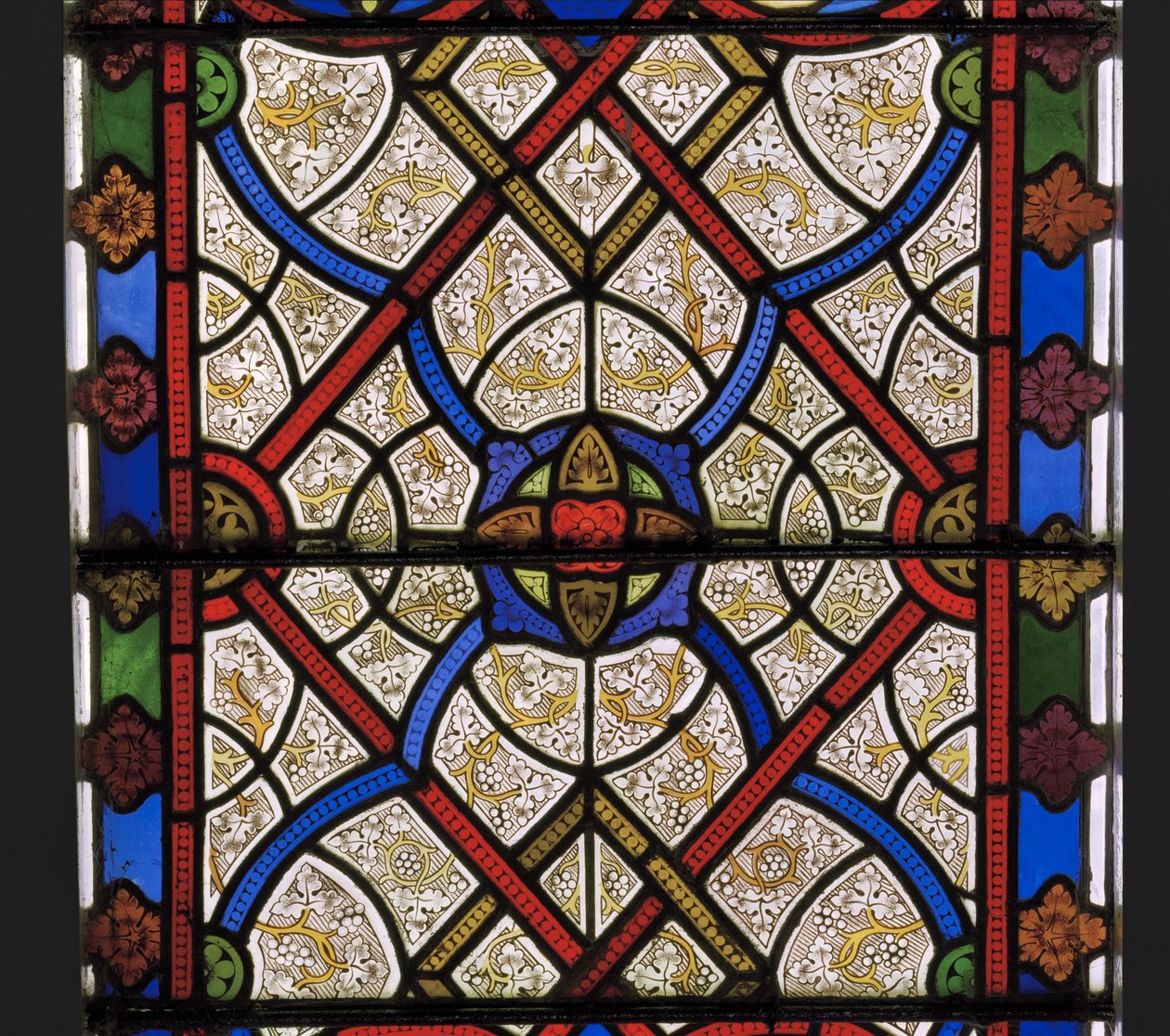 East Window, detalj, 1849 (målat glas) av Augustus Welby Northmore Pugin