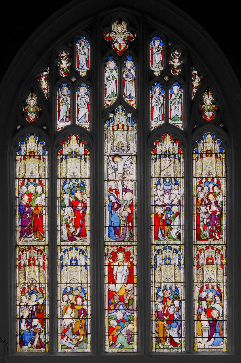 Händelser i Kristi liv, 1851 (målat glas) av Augustus Welby Northmore Pugin