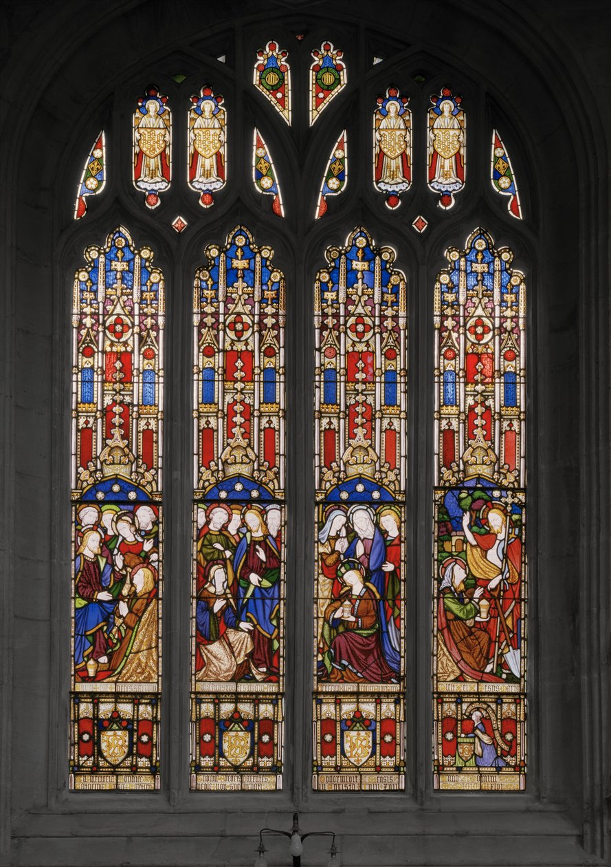 Händelser i St. Maria Magdalenas liv, 1848 (målat glas) av Augustus Welby Northmore Pugin
